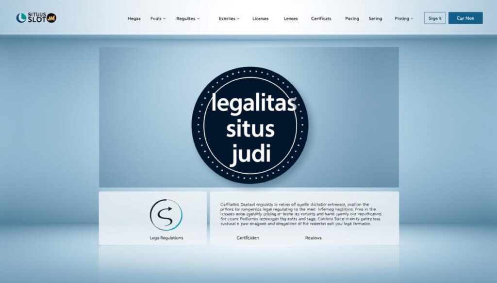 legalitas situs judi