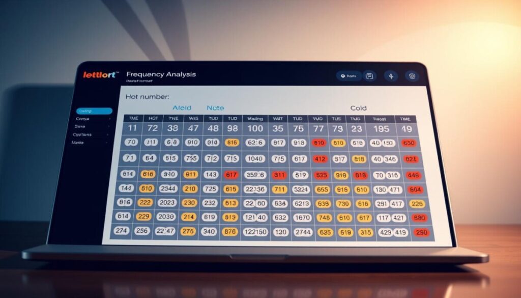 pola angka panas dan cold frequency analysis