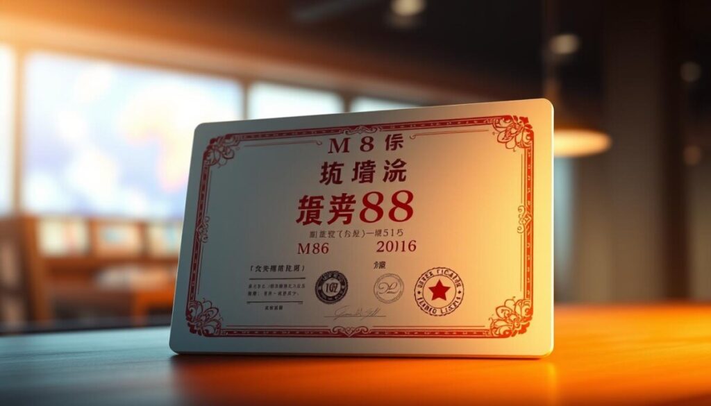 ใบอนุญาตเกมมิ่ง M88 ใบอนุญาตเกมมิ่ง M88