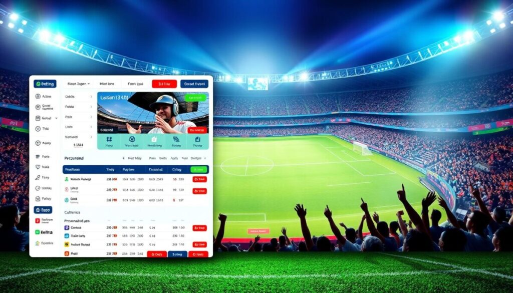 Antarmuka Saba Sportsbook