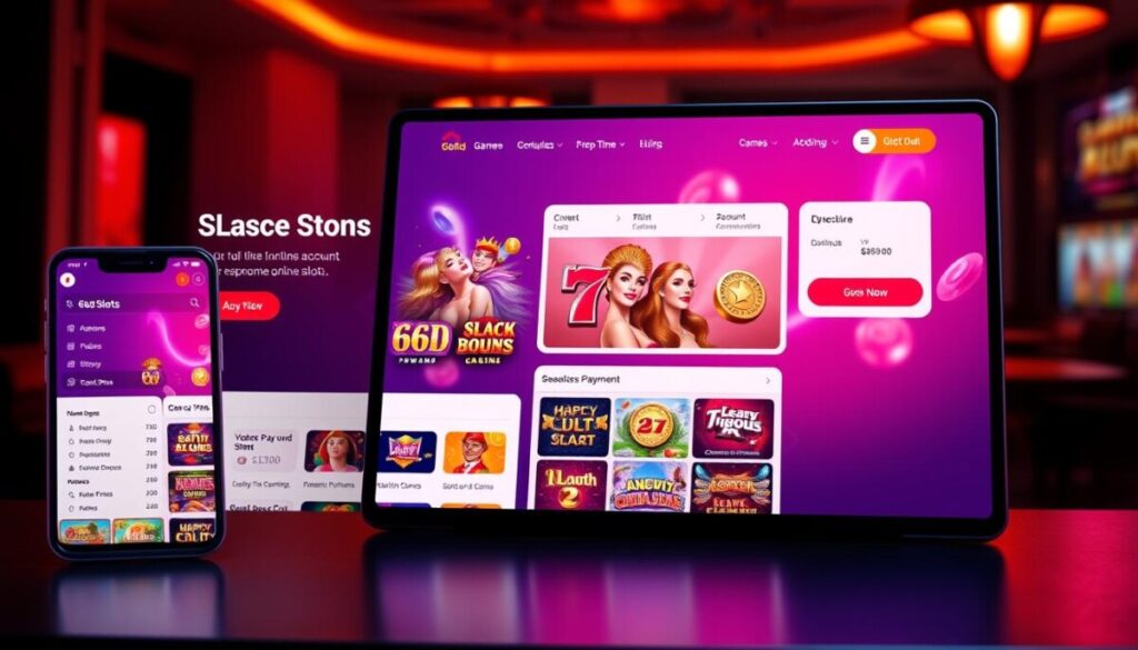 antarmuka responsif 66d Slots