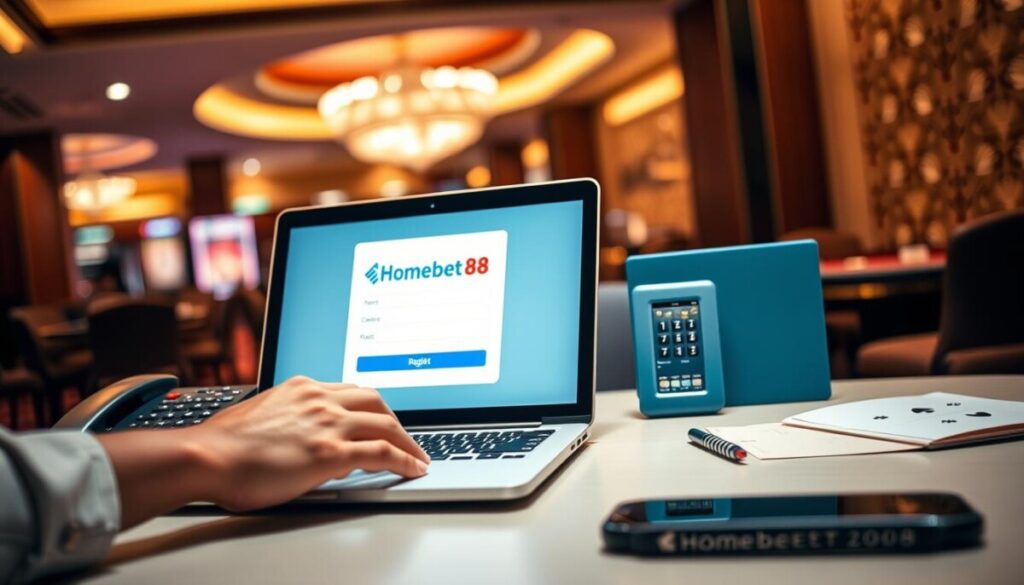 cara daftar homebet88