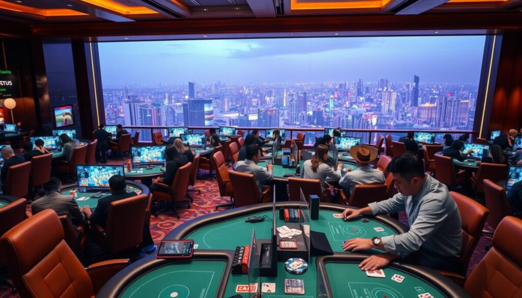 evolusi poker online