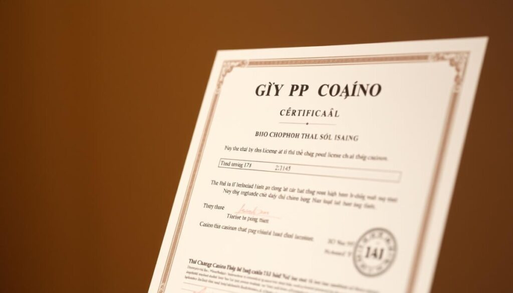giấy phép casino