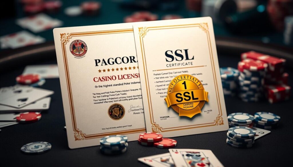 lisensi PAGCOR dan enkripsi SSL