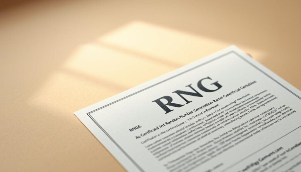 RNG certification