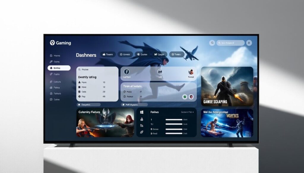 UI/UX gaming premium