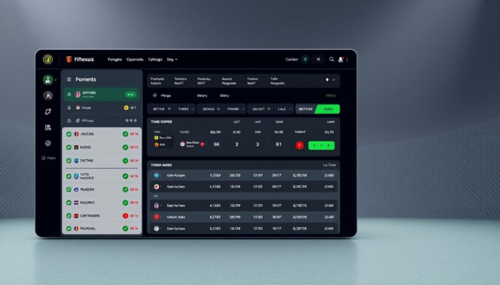 antarmuka premium taruhan bola