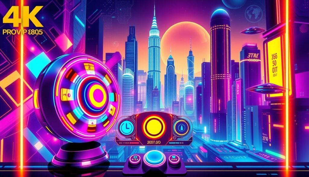 desain visual 4K slot online