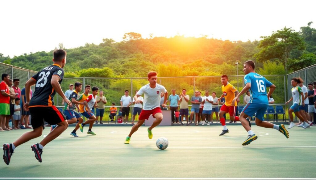 futsal vs sepak bola