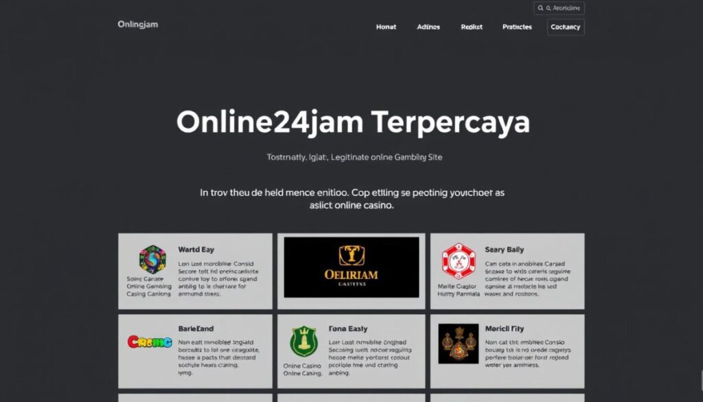 kriteria situs judi online24jam terpercaya