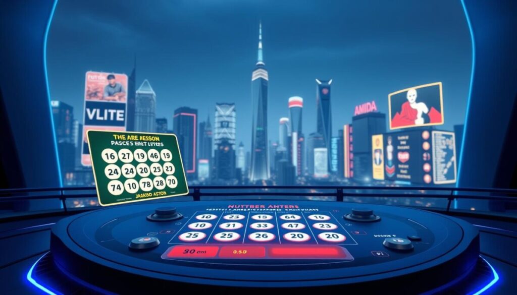 papan permainan lotere digital