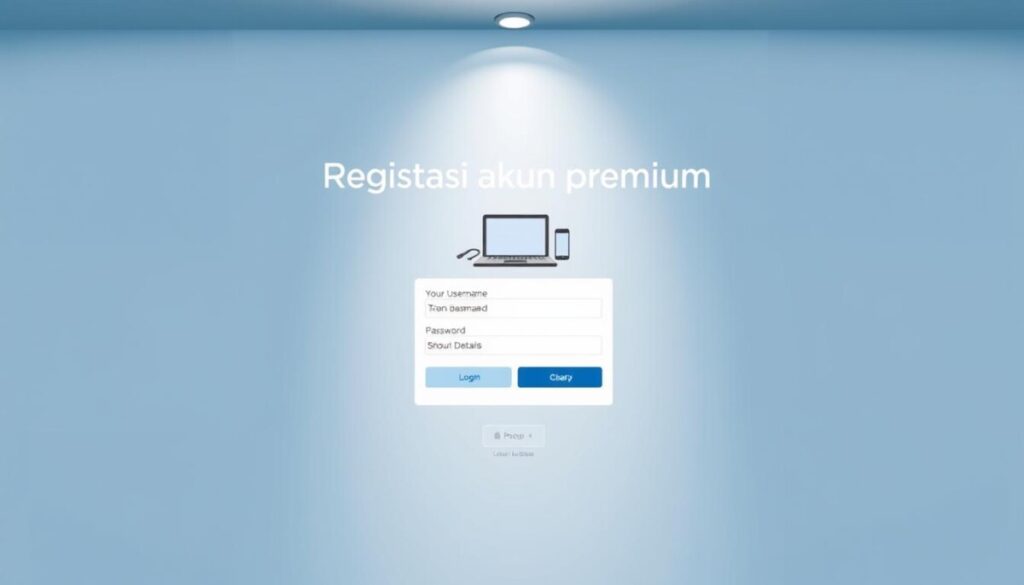 registrasi akun premium