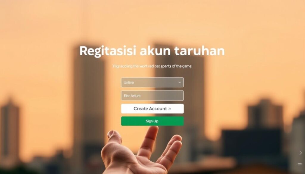 registrasi akun taruhan