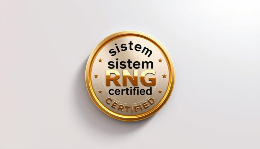 sistem RNG certified