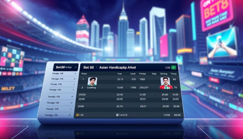 kèo chấp châu Á Bet 88
