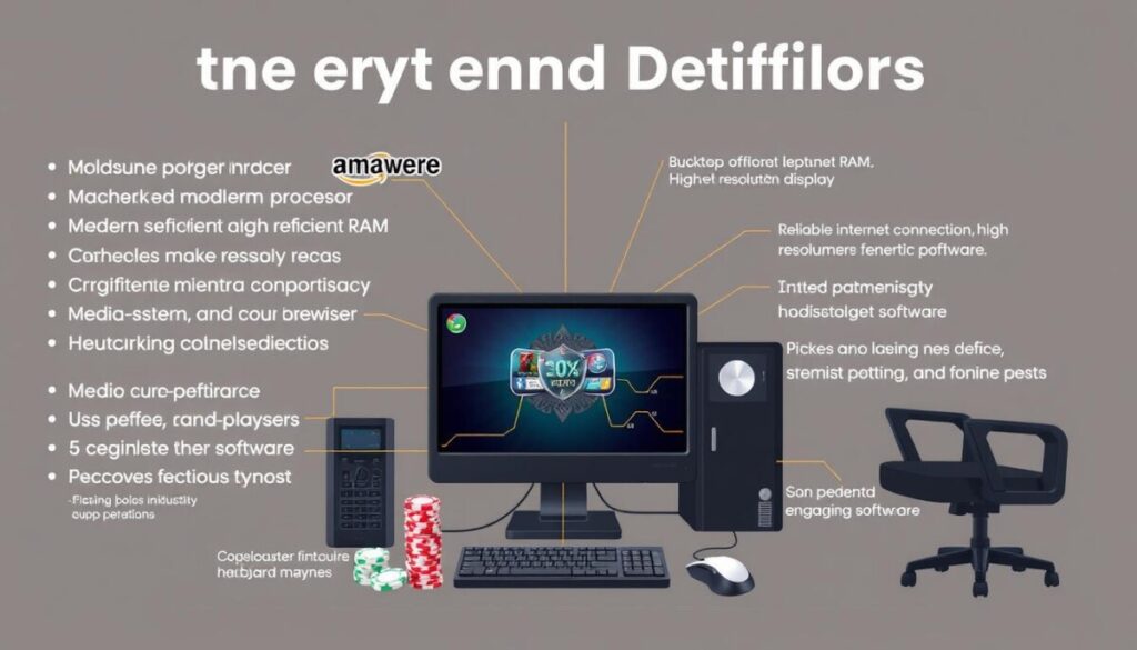 sistem requirement poker online