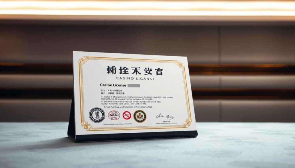 ใบอนุญาตคาสิโน ใบอนุญาตคาสิโน
