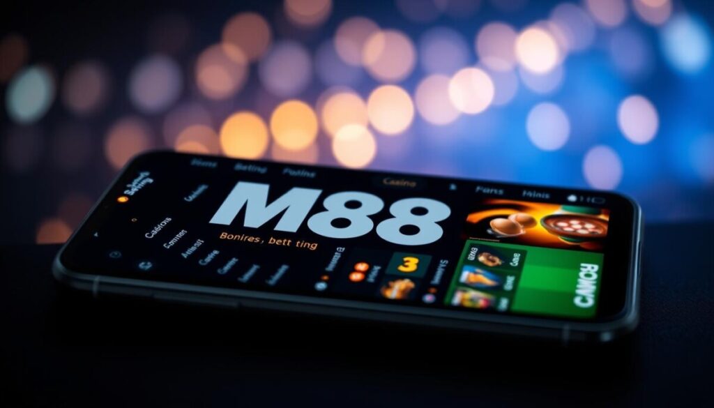 giao diện mobile M88