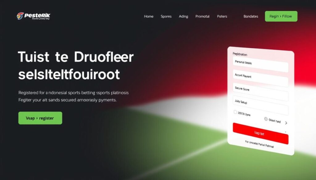 cara daftar bandartaruhan