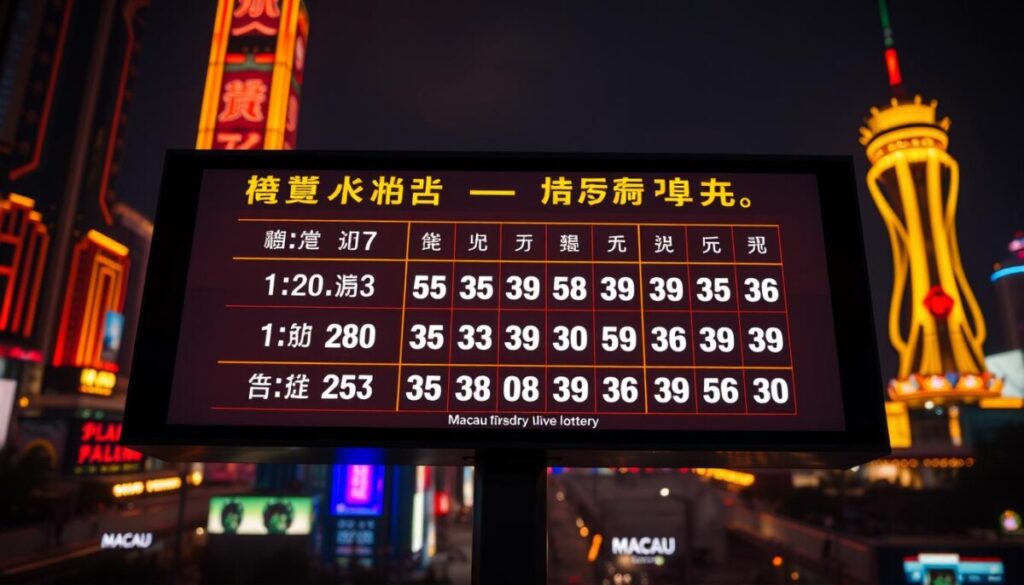 macau live draw