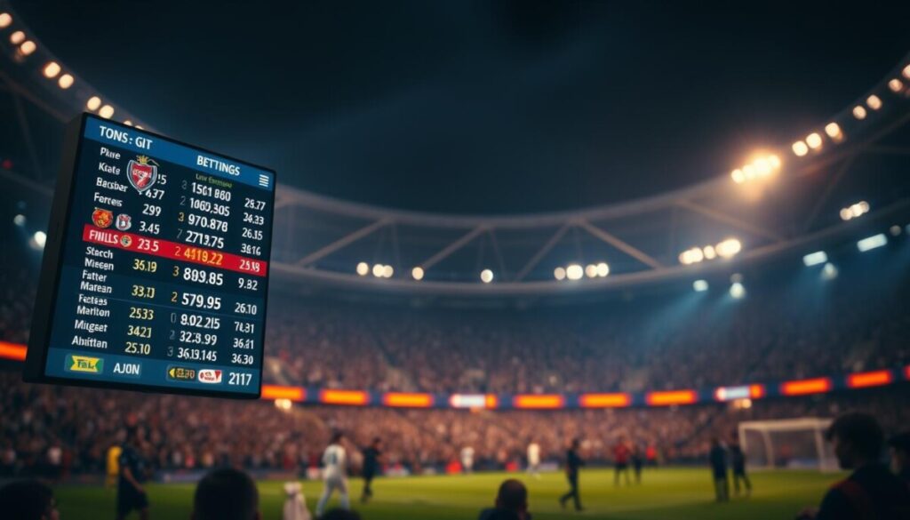 tỷ lệ cá cược bóng đá