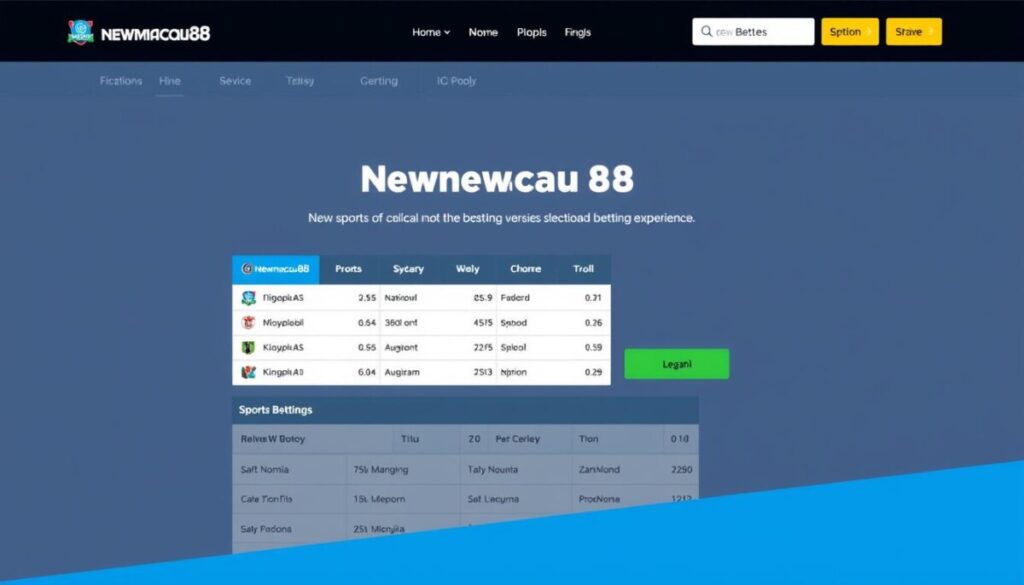 antarmuka user-friendly Newmacau88