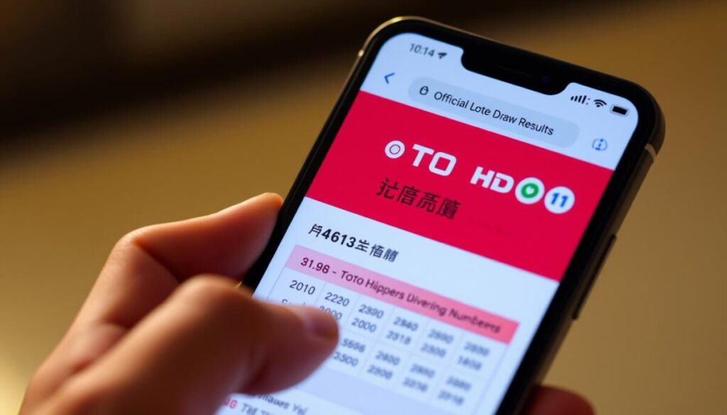 cek hasil HK via platform resmi