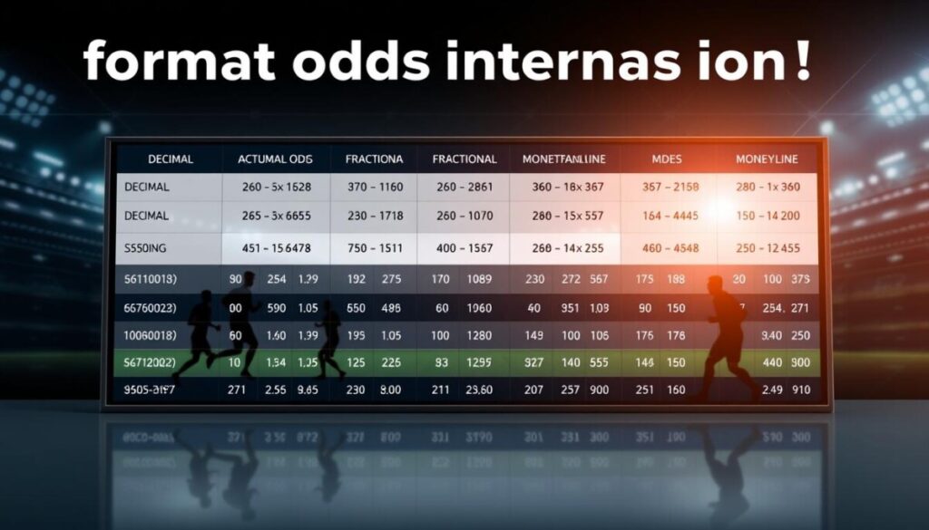 format odds internasional