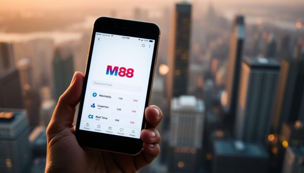 vào m88 bằng điện thoại