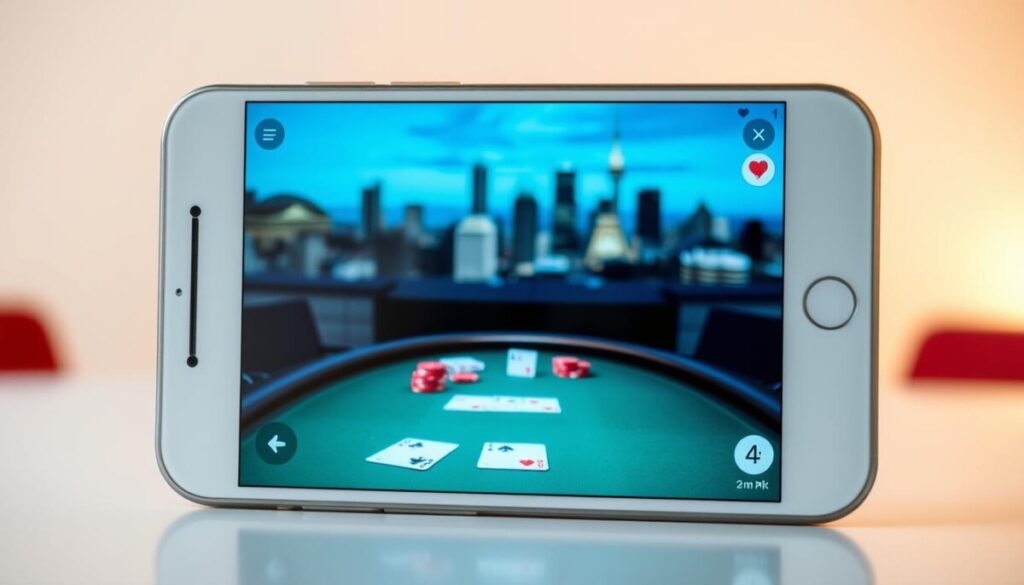 antarmuka poker mobile