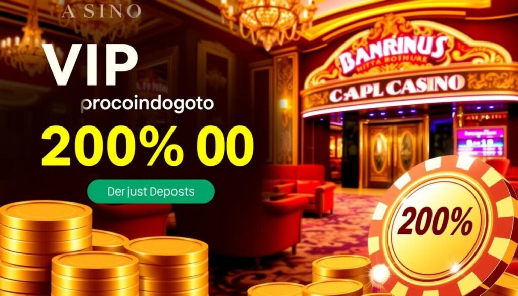 bonus deposit 200% dan program VIP casino