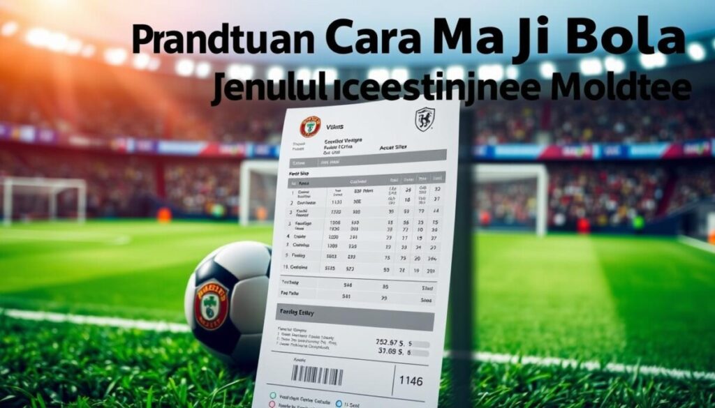 cara main judi bola pemula