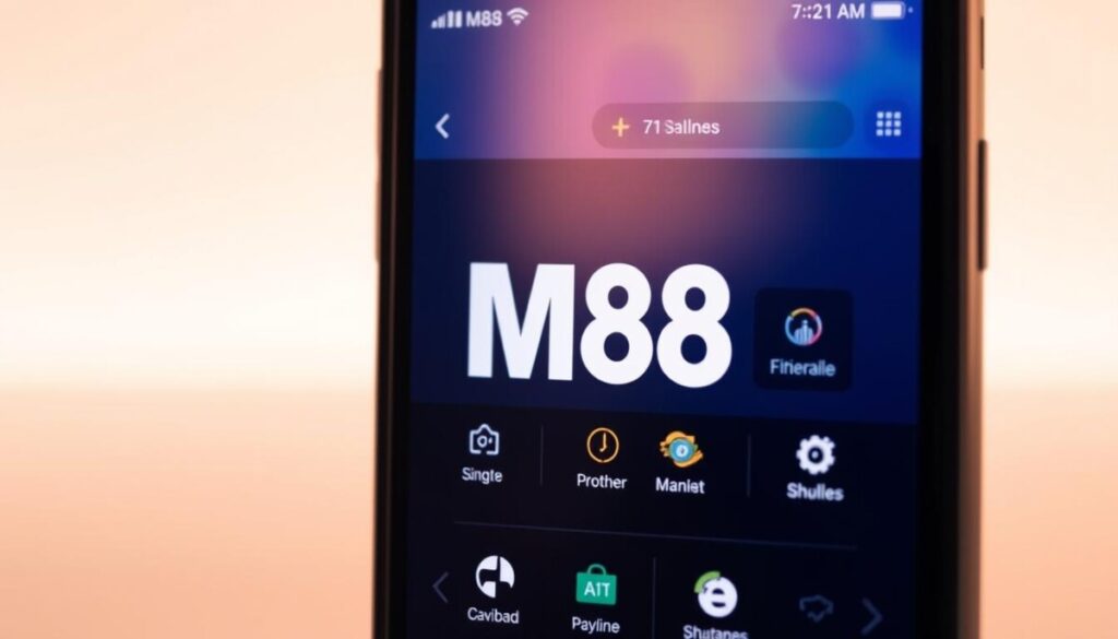 giao diện m88 mobile