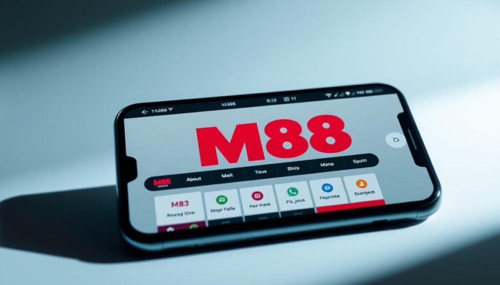giao diện mobile M88