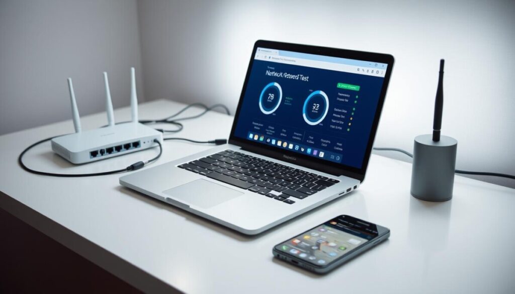 kiểm tra tốc độ mạng