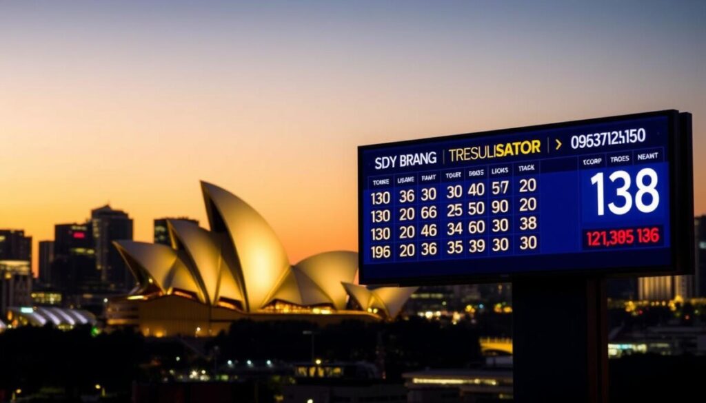 live draw sydney tercepat