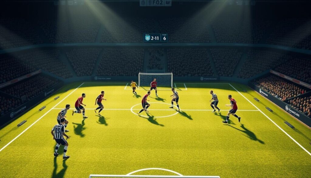 simulasi pertandingan 3D taruhan bola virtual