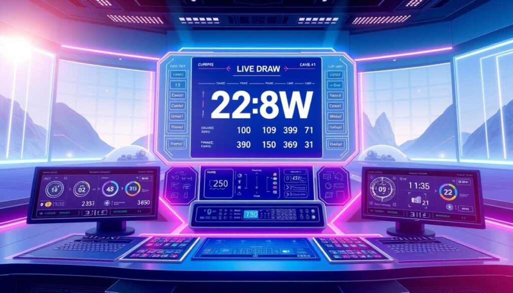 sistem live draw modern