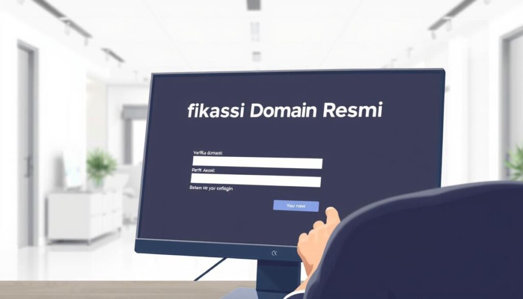 verifikasi domain resmi