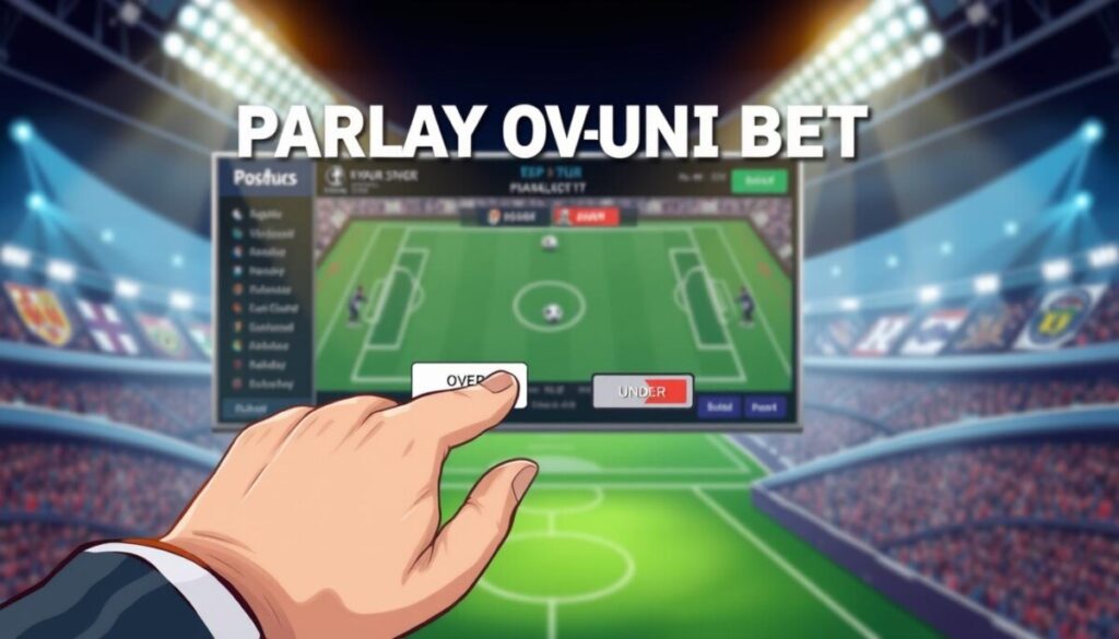 arti parlay over under