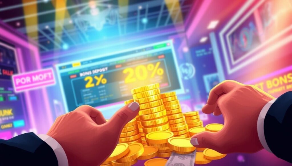 bonus deposit 20% cashback mingguan turnover reward