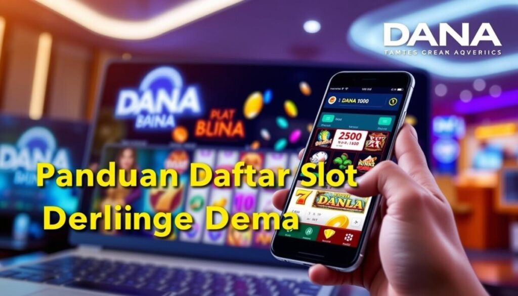 cara daftar slot online pakai dana