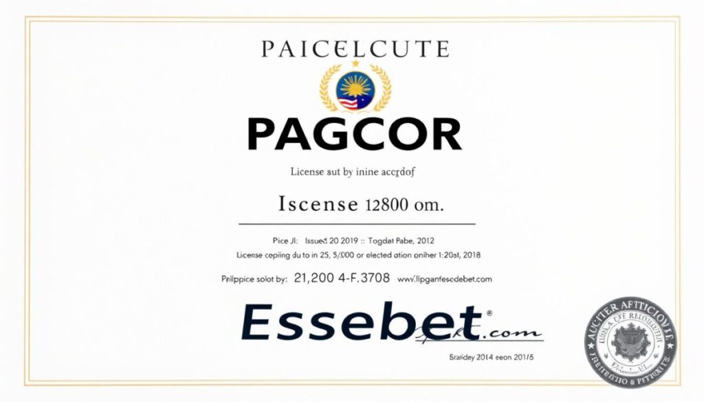 lisensi PAGCOR Essebet com