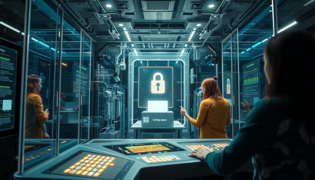 teknologi pengundian transparan